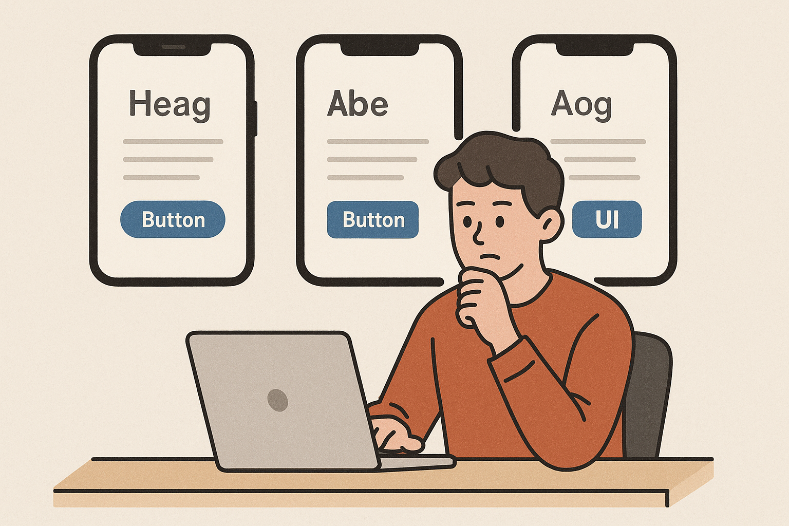 화면마다 조금씩 다른 버튼, 왜 그럴까?